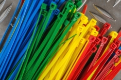 4 inch plastic cable ties various colors