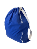 Blue 100% Cotton Laundry Bag 18" x 26" with Carry Strap (each)