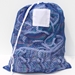 Blue Mesh Net Draw String Laundry Bags 30" x 40"