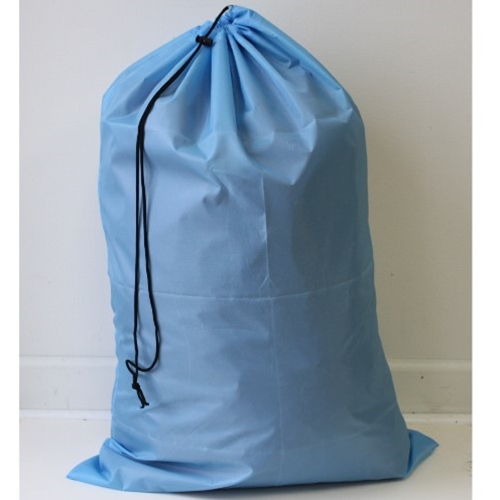 Light Blue 24" x 36" Polyester Laundry Bag (each)