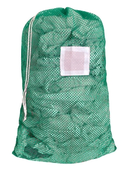 Medium Mesh Laundry Bag 24"x36"- Custom Printing Available - Drawstring or Zipper - LBB2436Z