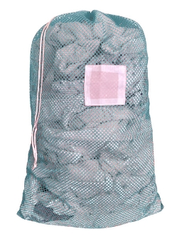 Medium Mesh Laundry Bag 24"x36"- Custom Printing Available - Drawstring or Zipper - LBB2436Z