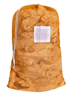 Medium Mesh Laundry Bag 24"x36"- Custom Printing Available - Drawstring or Zipper - LBB2436Z