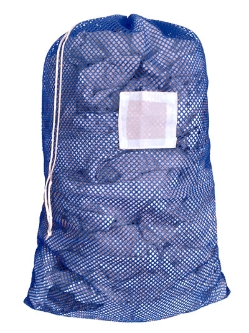 Medium Mesh Laundry Bag 24"x36"- Custom Printing Available - Drawstring or Zipper - LBB2436Z