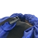 Slip lock Toggle Closure on a Royal Blue Polyester Laundry Bag