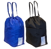 Wash and Fold Laundry Bag with Flat Bottom and Carry Handles -Black or Royal (each)