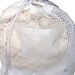 White Mesh Net Draw String Laundry Bags 18" x 24"
