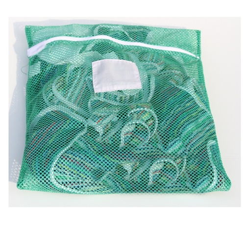 Zipper Green Mesh Net Laundry Bags 24