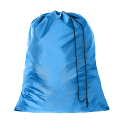 Light Blue Small  Laundry Bag -Polyester and Nylon Like