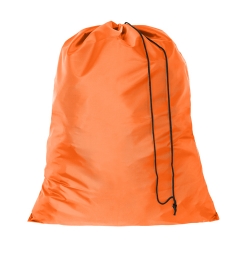 Orange Small  Laundry Bag -Polyester and Nylon Like