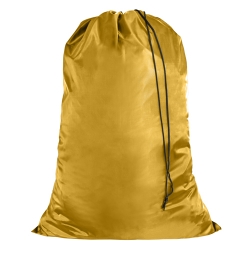 Gold Large Laundry Bag -Polyester and Nylon Like