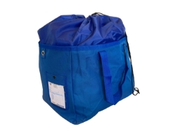Large Royal Blue Wash and Fold Duffel Laundry Bag