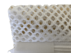Closeup of White Mesh Bag