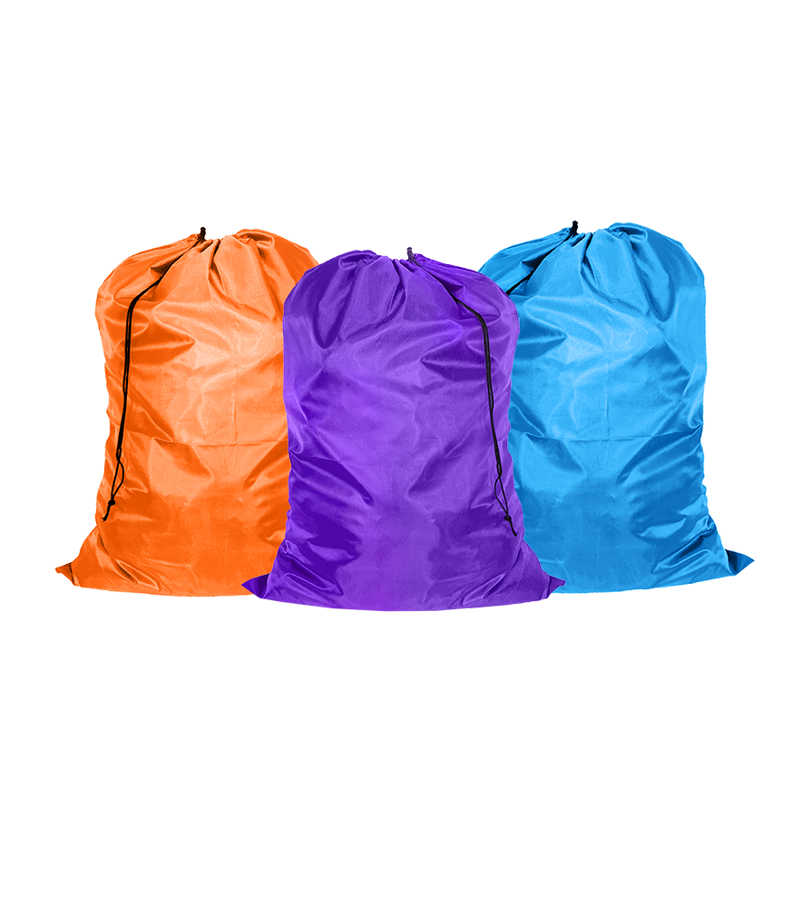Yellow Small  Laundry Bag -Polyester and Nylon Like