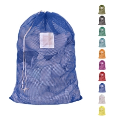 Large Mesh Laundry Bag 30"x40"- Custom Printing Available - Drawstring - 30403040D