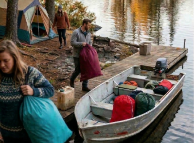 Laundry Bags: Camping Supplies